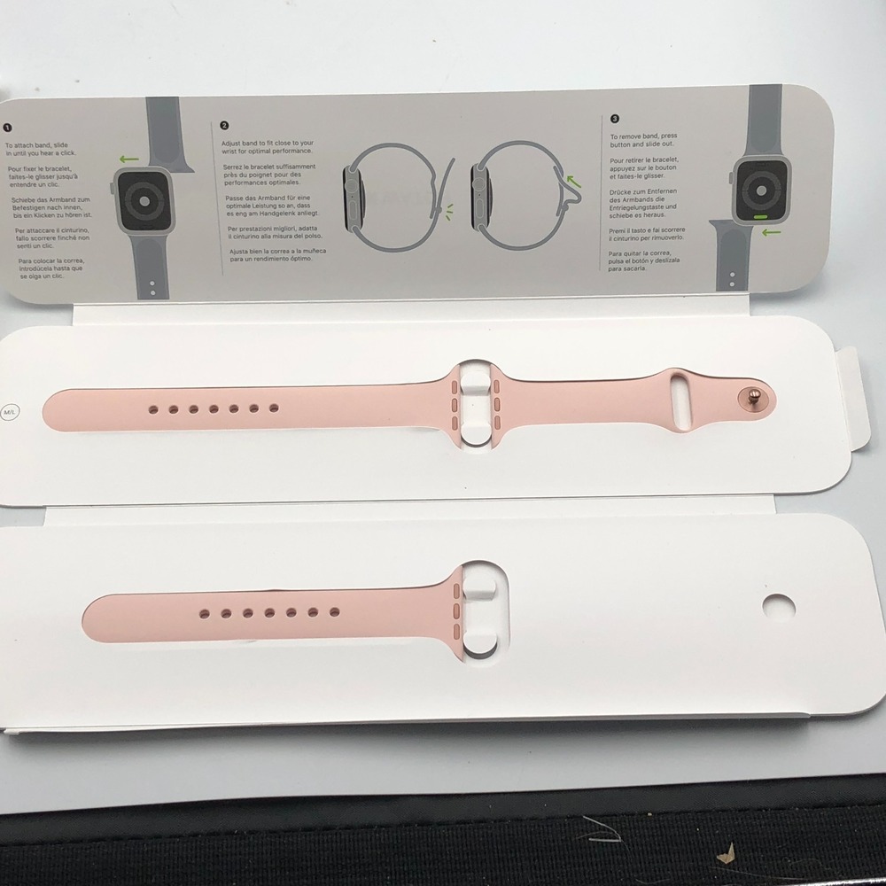 Genuine Apple Watch Sport Band  44mm Pink  ZM602-02157-A Open Box